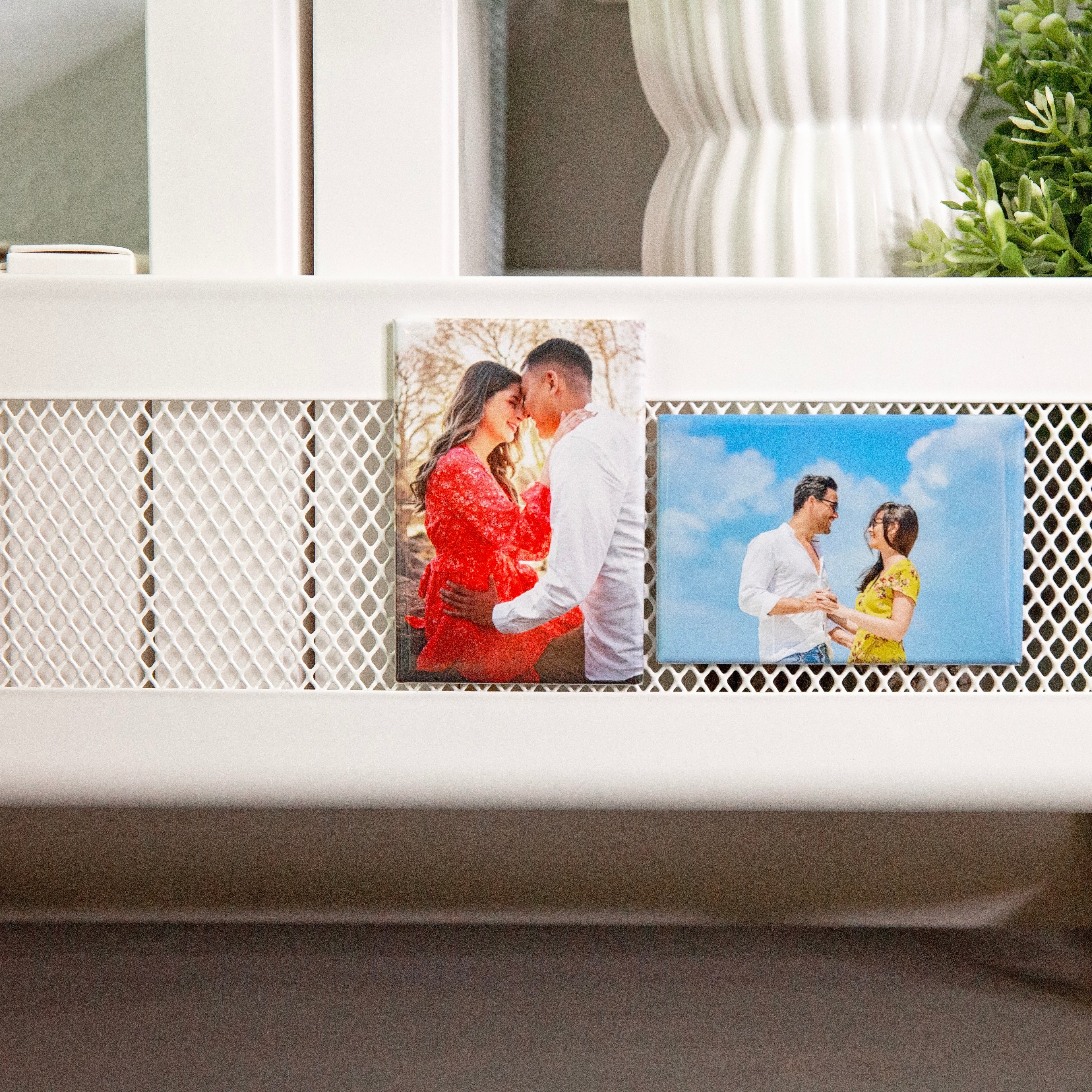 CUSTOM BUTTON PHOTO MAGNETS