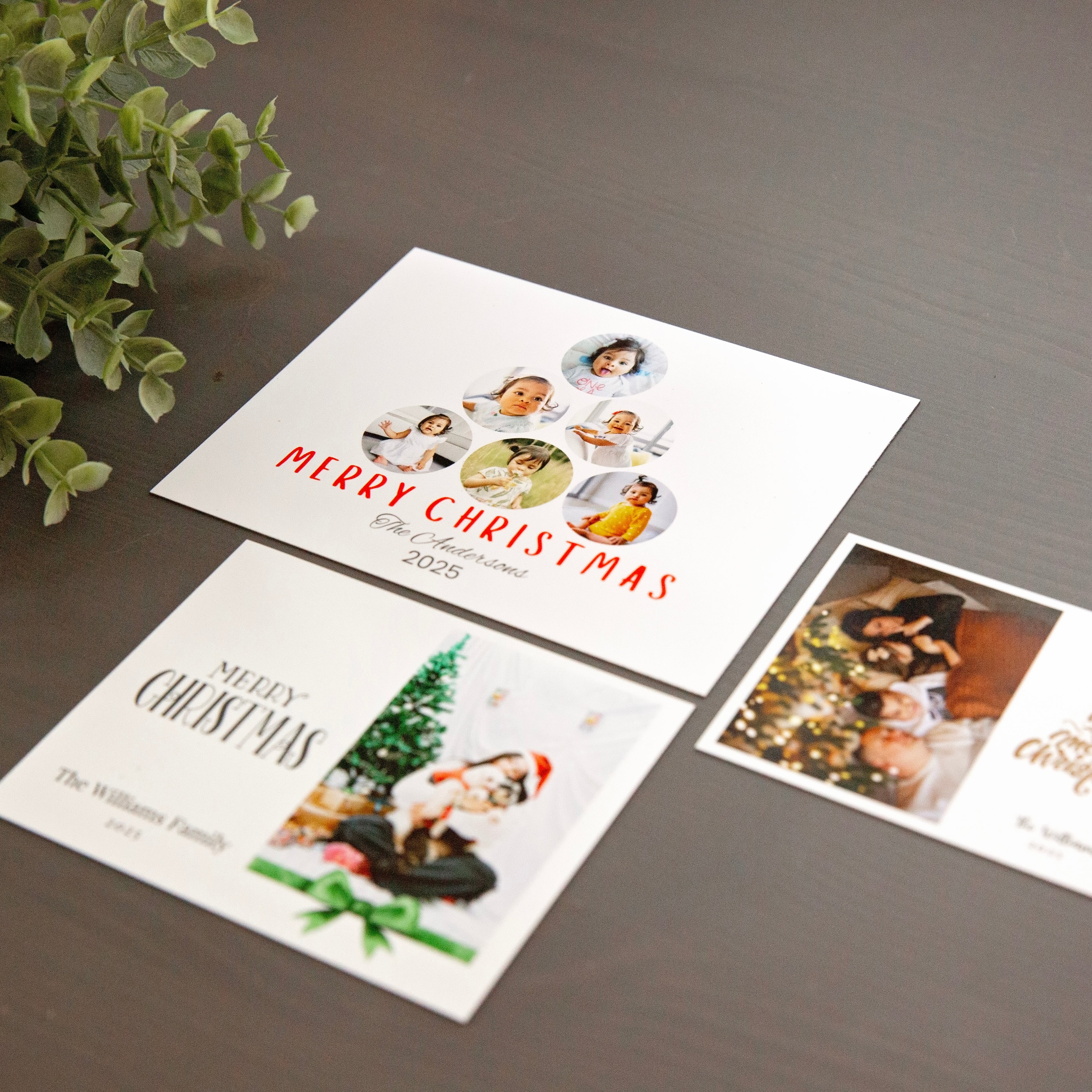 Personalized Christmas Magnet Cards Custom Photo Holiday Greetings