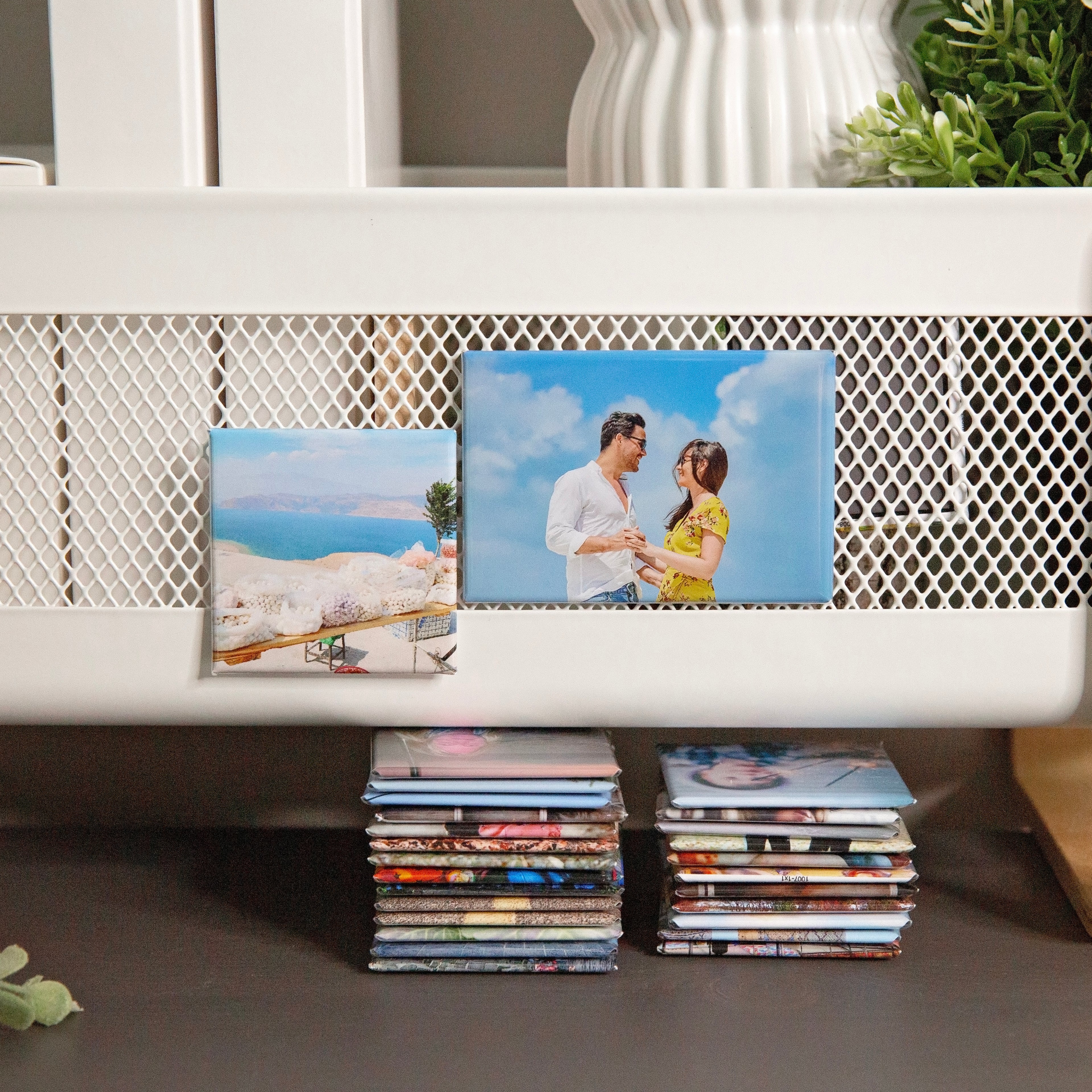 CUSTOM BUTTON PHOTO MAGNETS