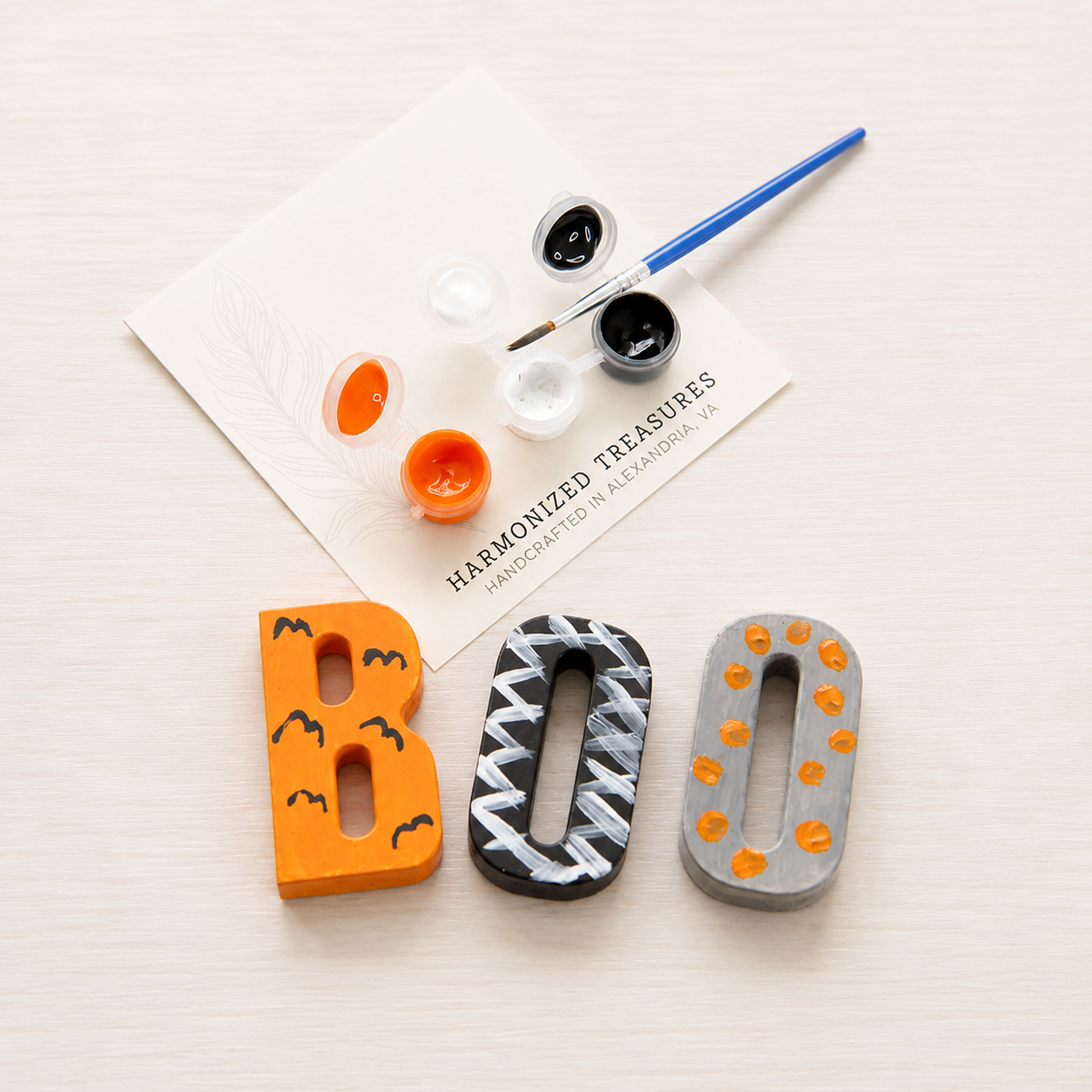 Halloween BOO Paint Kit for Kids | Paint Your Own BOO