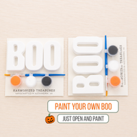 Halloween BOO Paint Kit for Kids | Paint Your Own BOO