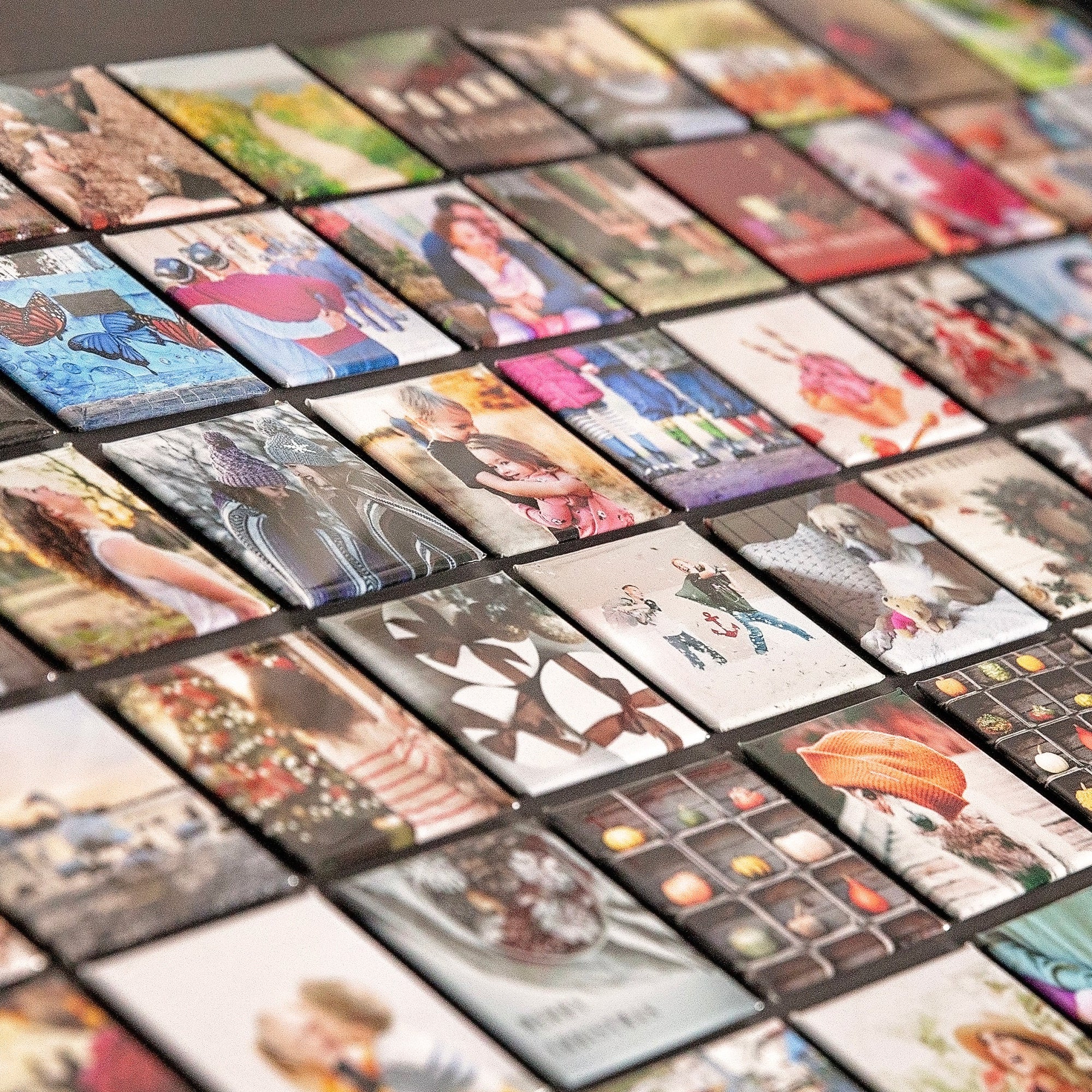 CUSTOM BUTTON PHOTO MAGNETS